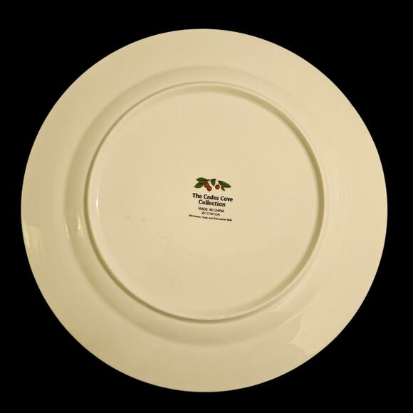 Cades Cove Collection 10.5" Dinner Plate by Citation Apple Blossom Fruit Design - Picture 2 of 3